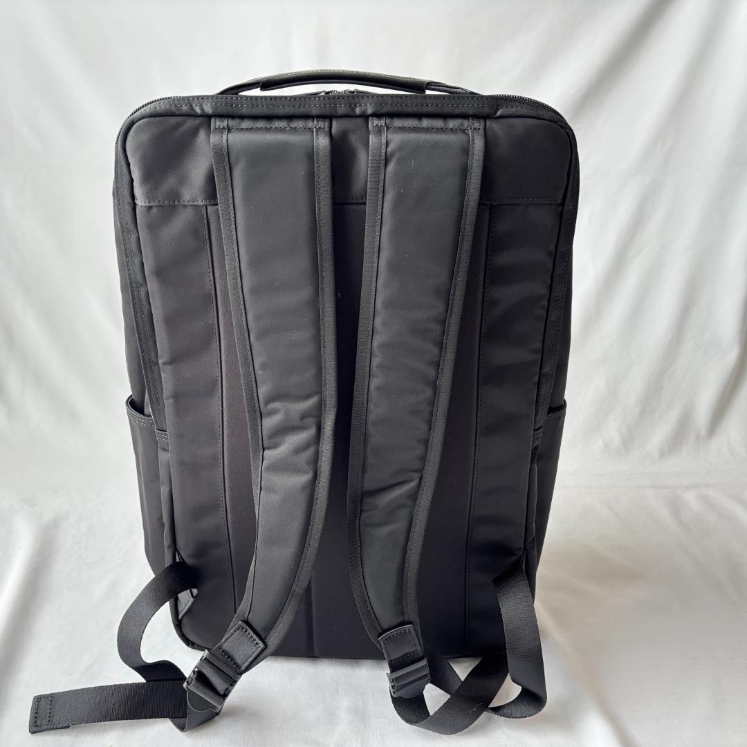 超美品 ポーター タイム スクエアリュック ビジネス 2層 上品 ブラック