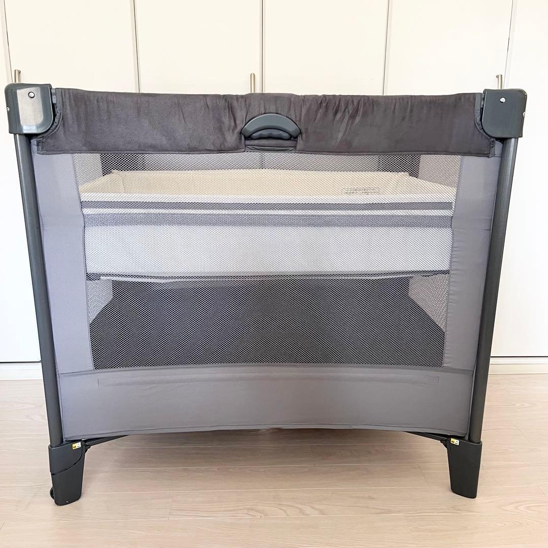 【送料無料】Aprica ココネルエアープラスAB ベビーベッド マットレス付き