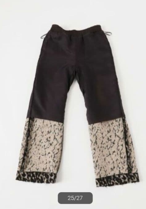 スピックアンドスパンヴィアンレオパード柄 パンツ