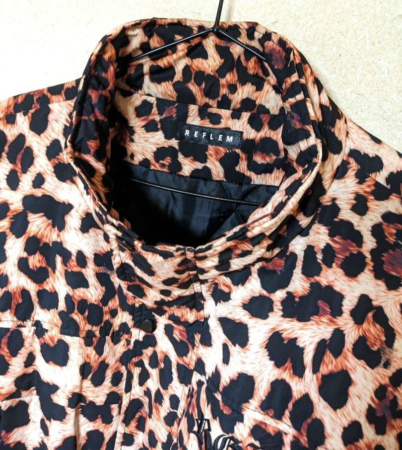 レフレム　ブルゾン　Dリング　ジャケット　レオパード　　REFLAM　豹柄