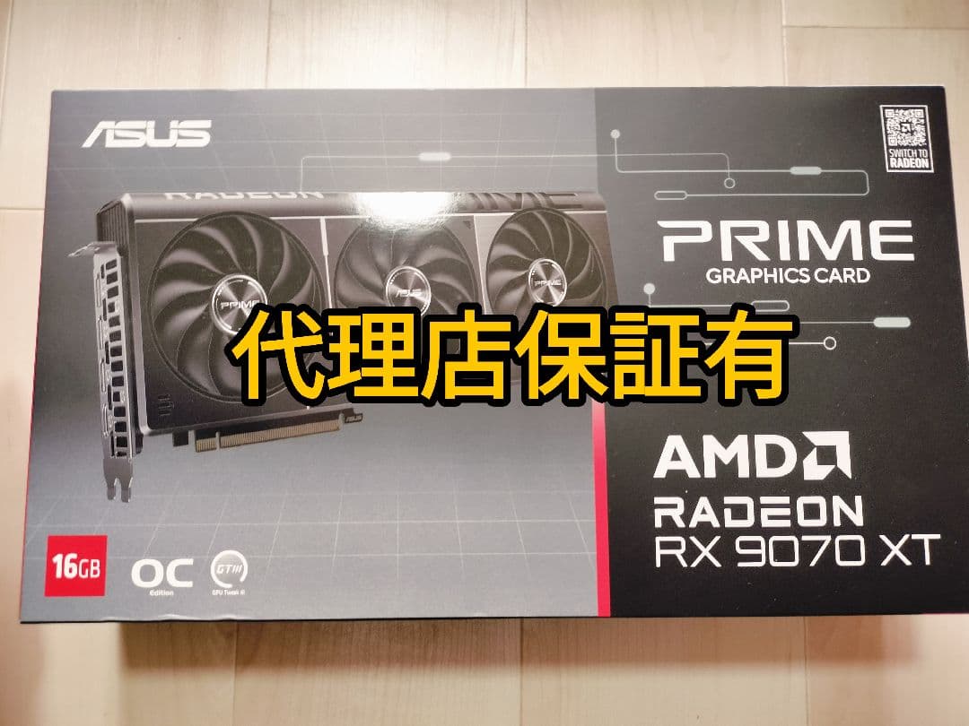 【代理店保証有】ASUS Radeon RX 9070 XT 16GB