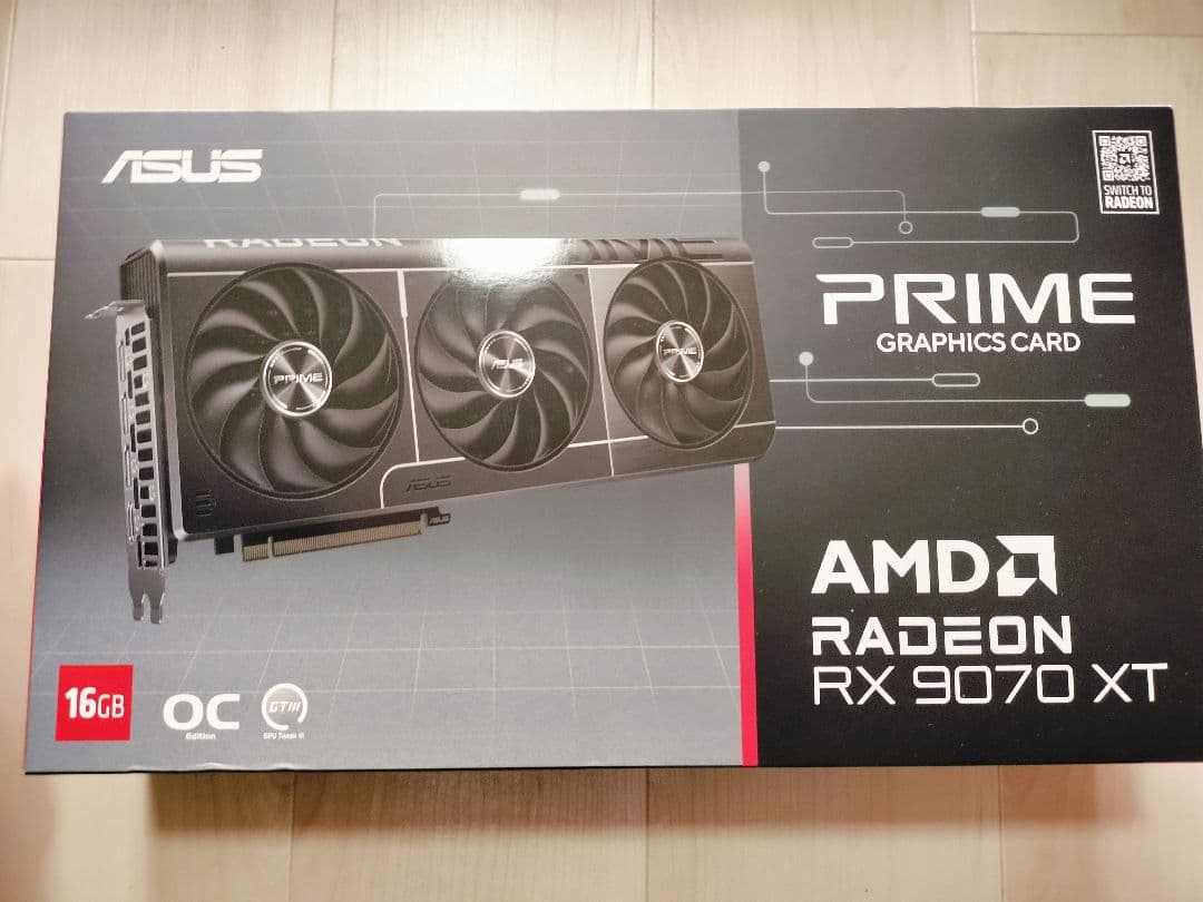 【代理店保証有】ASUS Radeon RX 9070 XT 16GB
