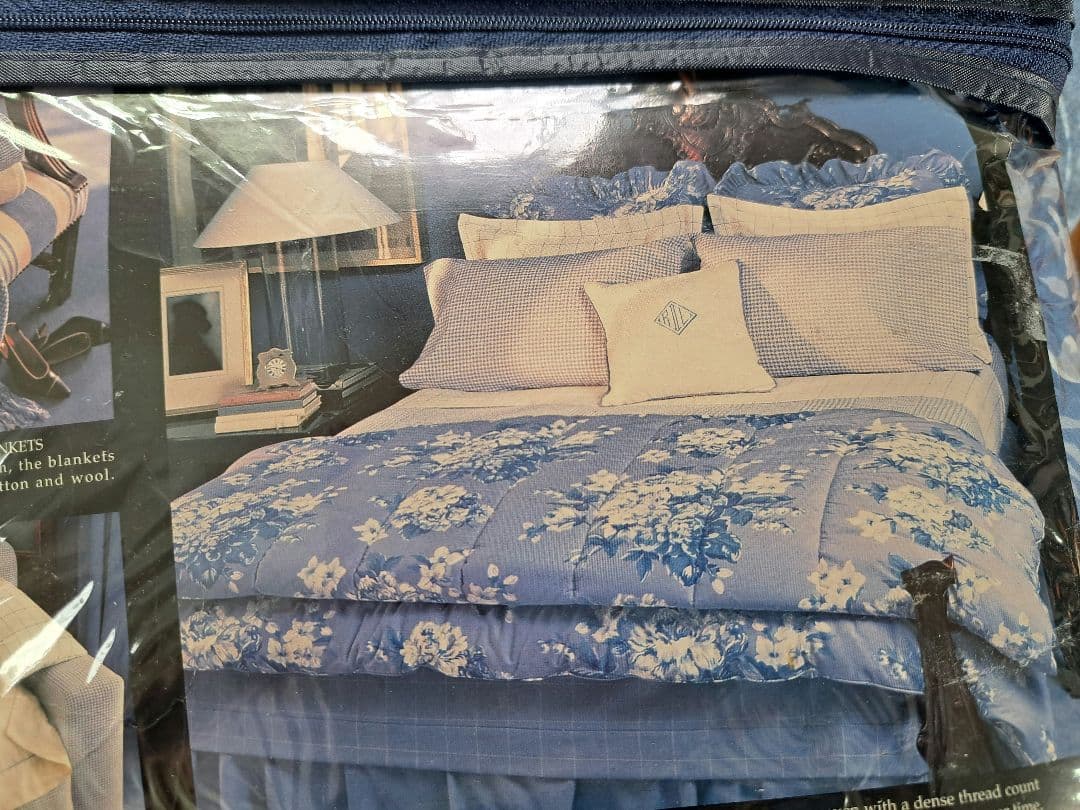 ラルフローレン　コンフォーター＆ピローシャム　セット　クイーン