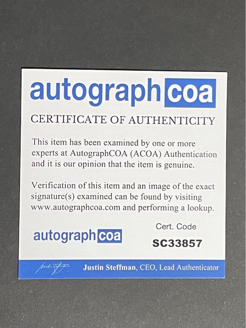 レベッカ・ファーガソン／オートグラフ(直筆サイン)