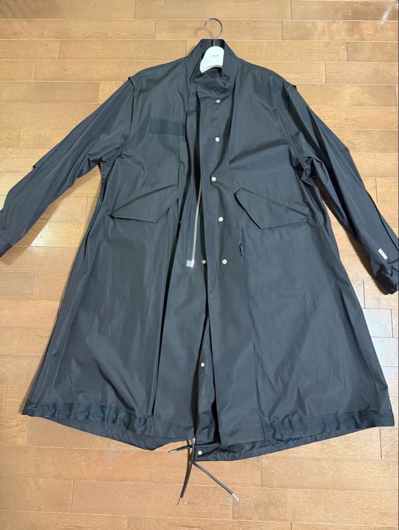 sacai THOMAS MASON モッズコート サイズ2 ブラック