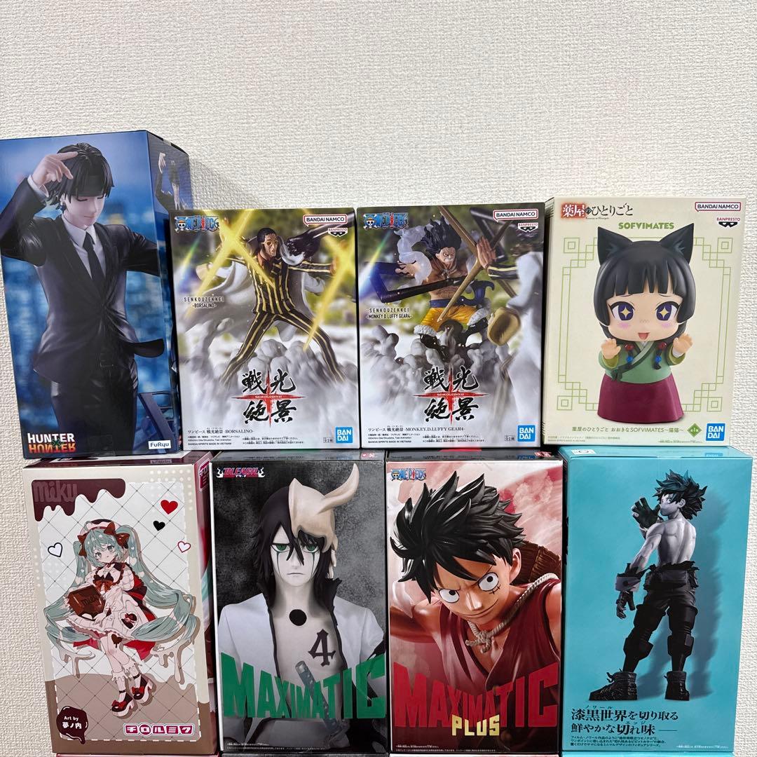 最新プライズフィギュア　人気プライズ　新景品　まとめ売り　12点