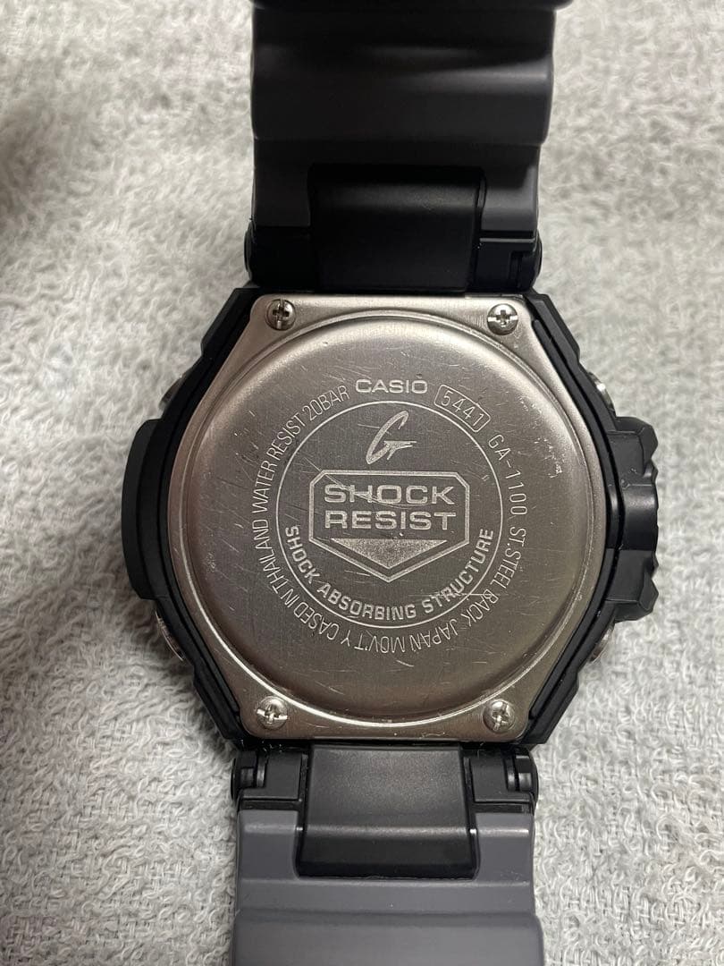 時計 CASlO G-SHOCK GA-1100-1A11 GRAVITYMASTER