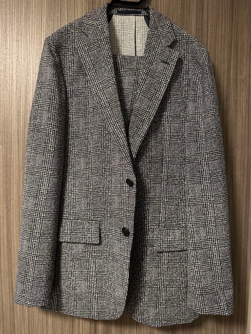 PSFA スーツ セットアップ 春夏用 グレー Lサイズ 試着のみ