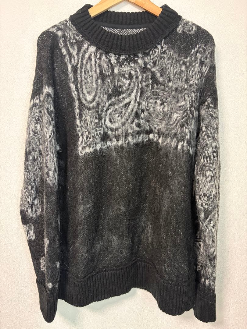 sacai 22AW ホリデー バンダナ ニット プルオーバー