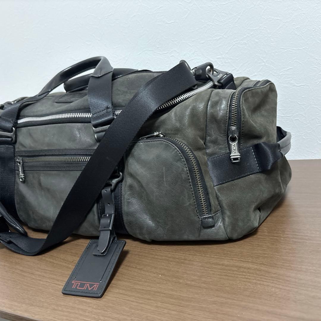 TUMI トゥミ ボストンバッグ 旅行 2way ショルダー オールレザー