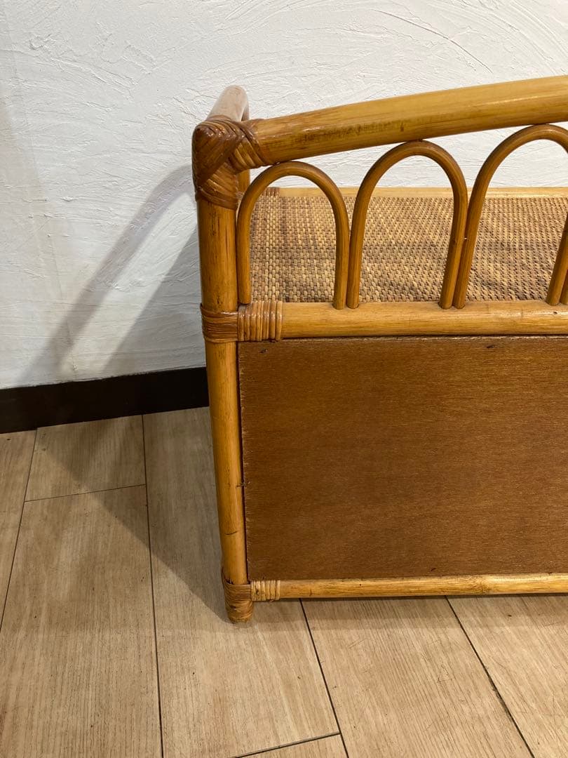 ラタン 製　籐　サイドボードチェスト ヴィンテージ 古道具　名古屋市内引き取り可
