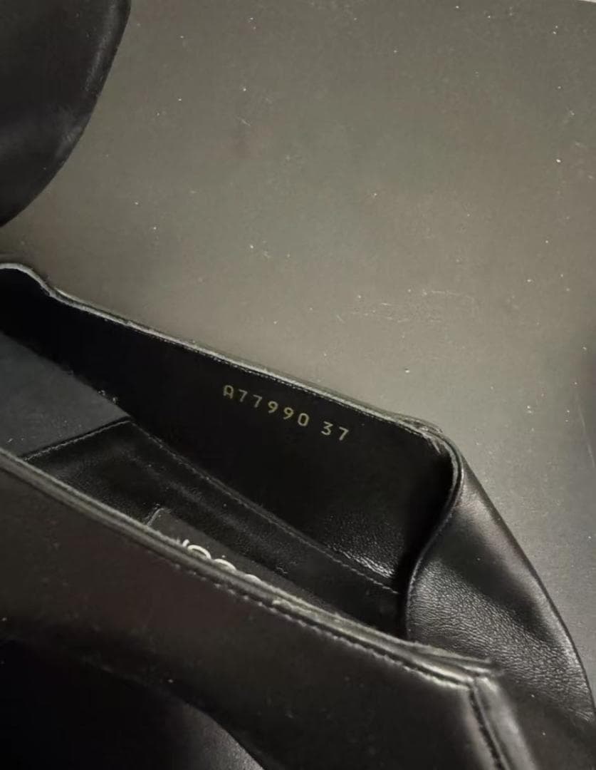 37 ブラック セルジオロッシ ミュール