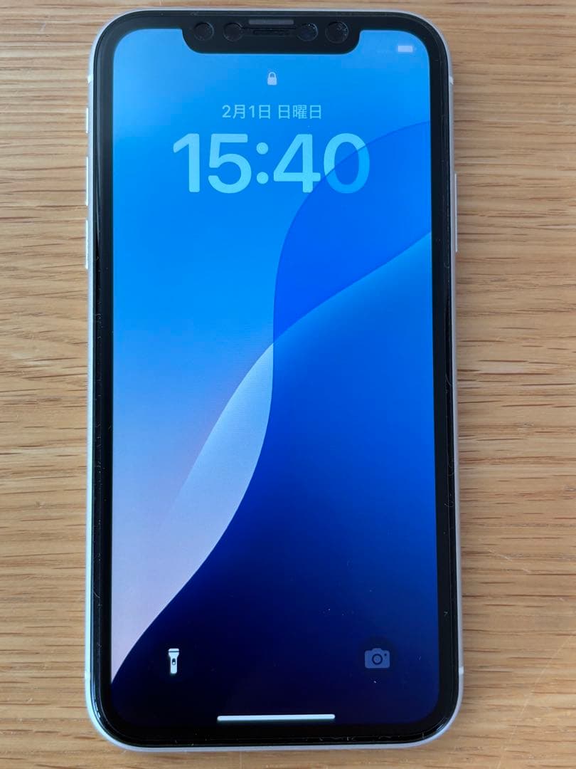 【美品】iPhone11 128GB ホワイト SIMロック解除済