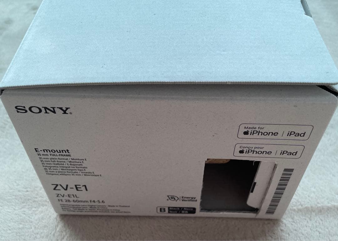 【極美品】ZV-E1 ソニー(SONY) Vlog用カメラ レンズ交換式セット