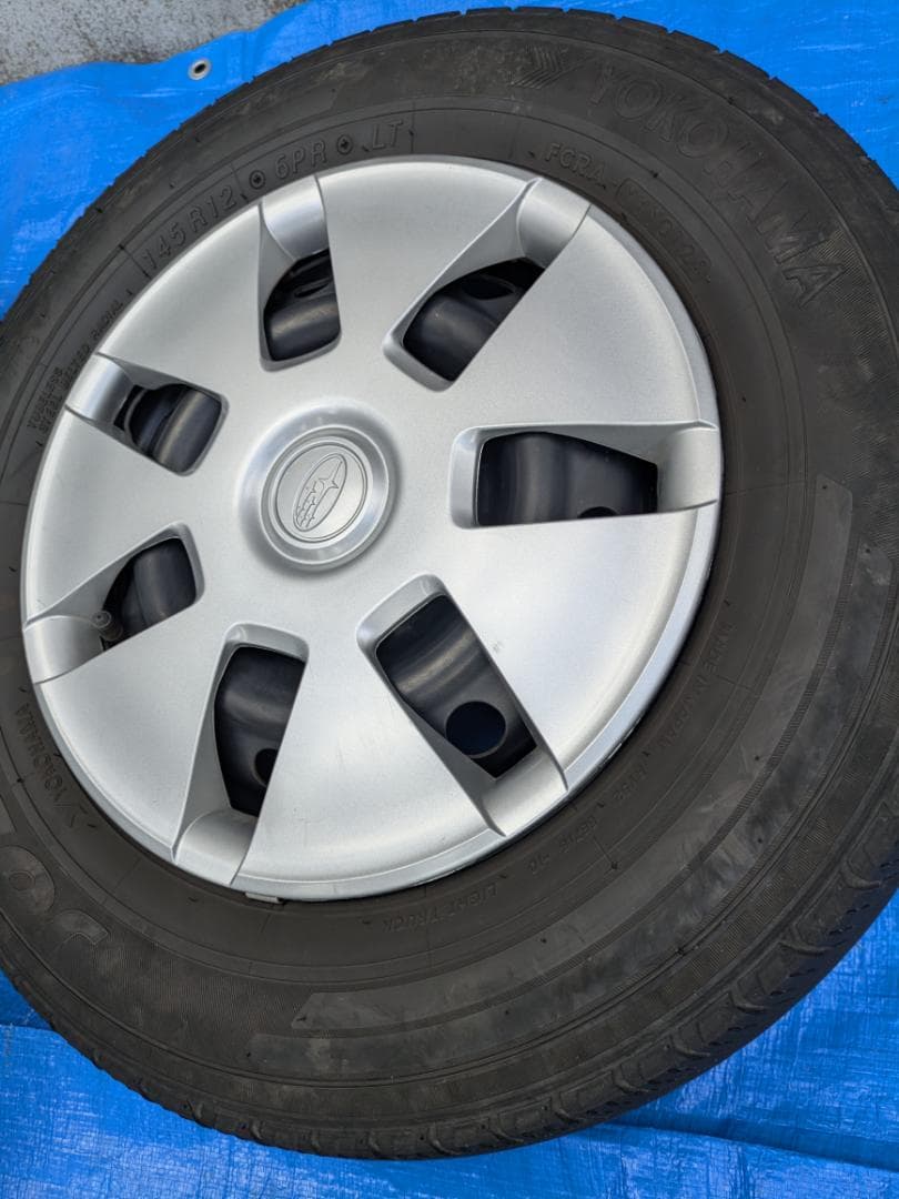 出品①★ハイゼット/サンバー　145R12★　※注意！4本セットの内２本のみ