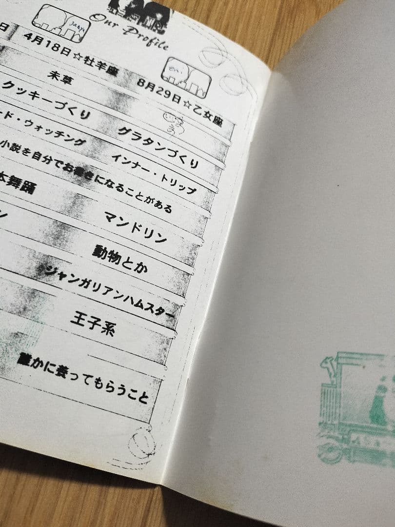 池松江美(辛酸なめ子)　自主制作本　グラビア中心/マンガ中心　2種セット