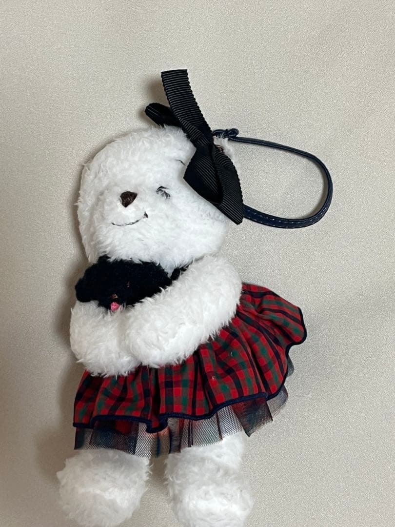 familiar×Bibiy マスコットベアー　赤