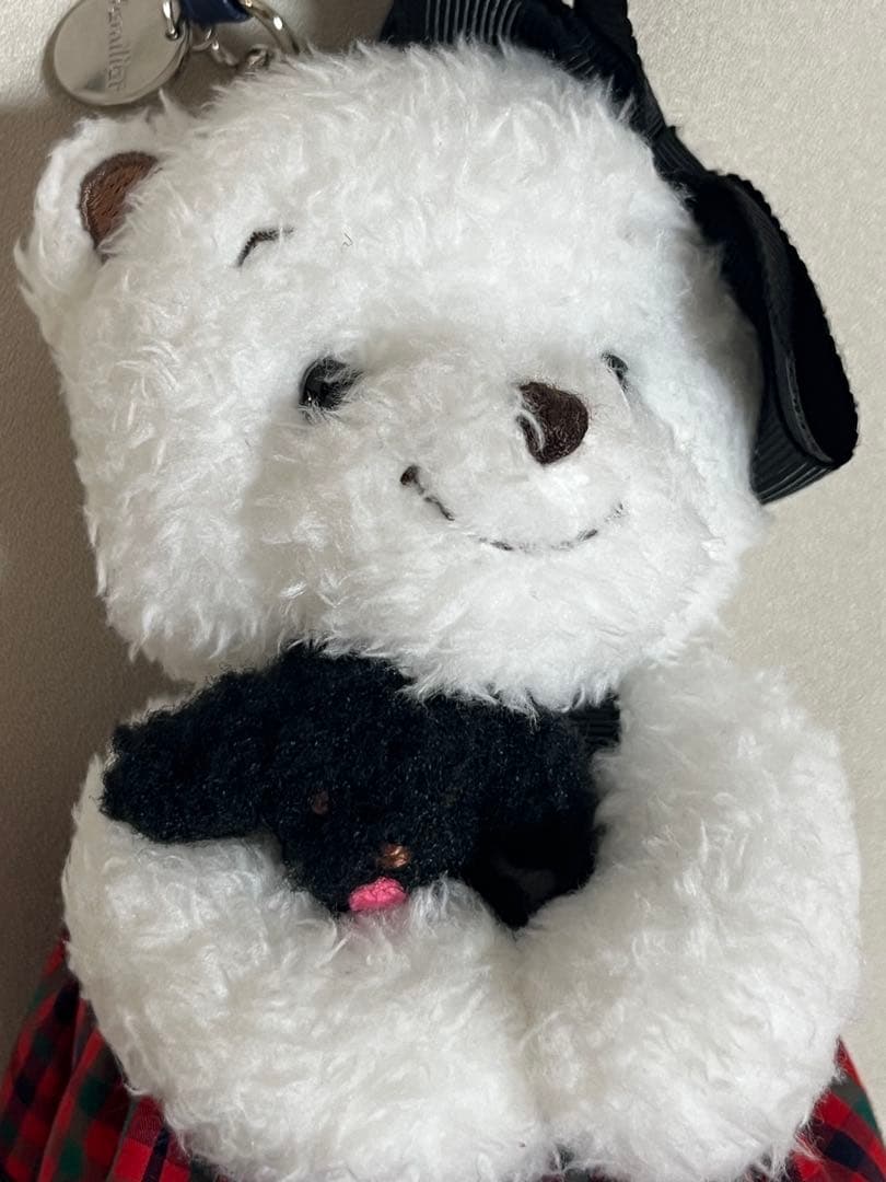 familiar×Bibiy マスコットベアー　赤