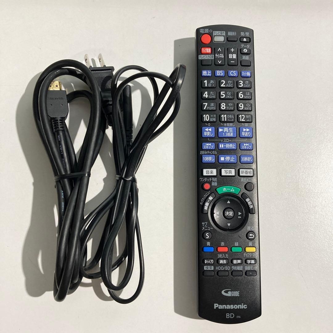 【美品】パナソニック 1TB 2番組同時録画対応ブルーレイレコーダー 動作品
