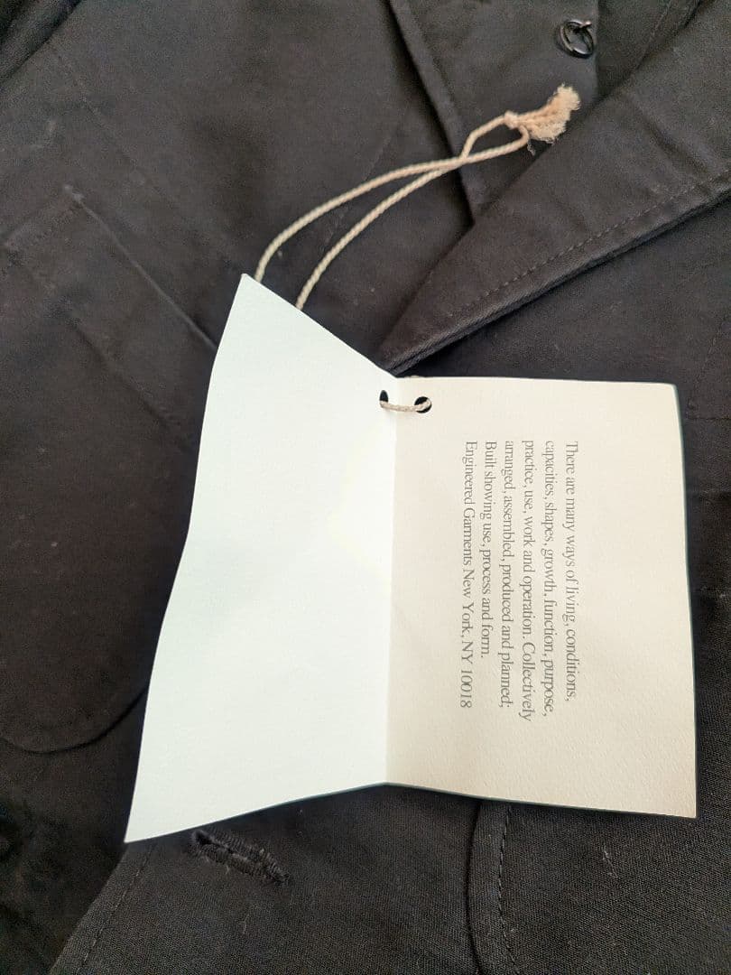 ENGINEERED GARMENTS ブラック ベッドフォードジャケット S