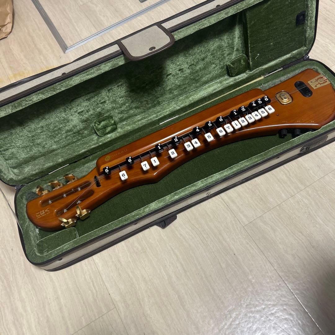 SUZUKI 電気大正琴 KOHAKU こはく ソプラノ CHK-1 ケース付き