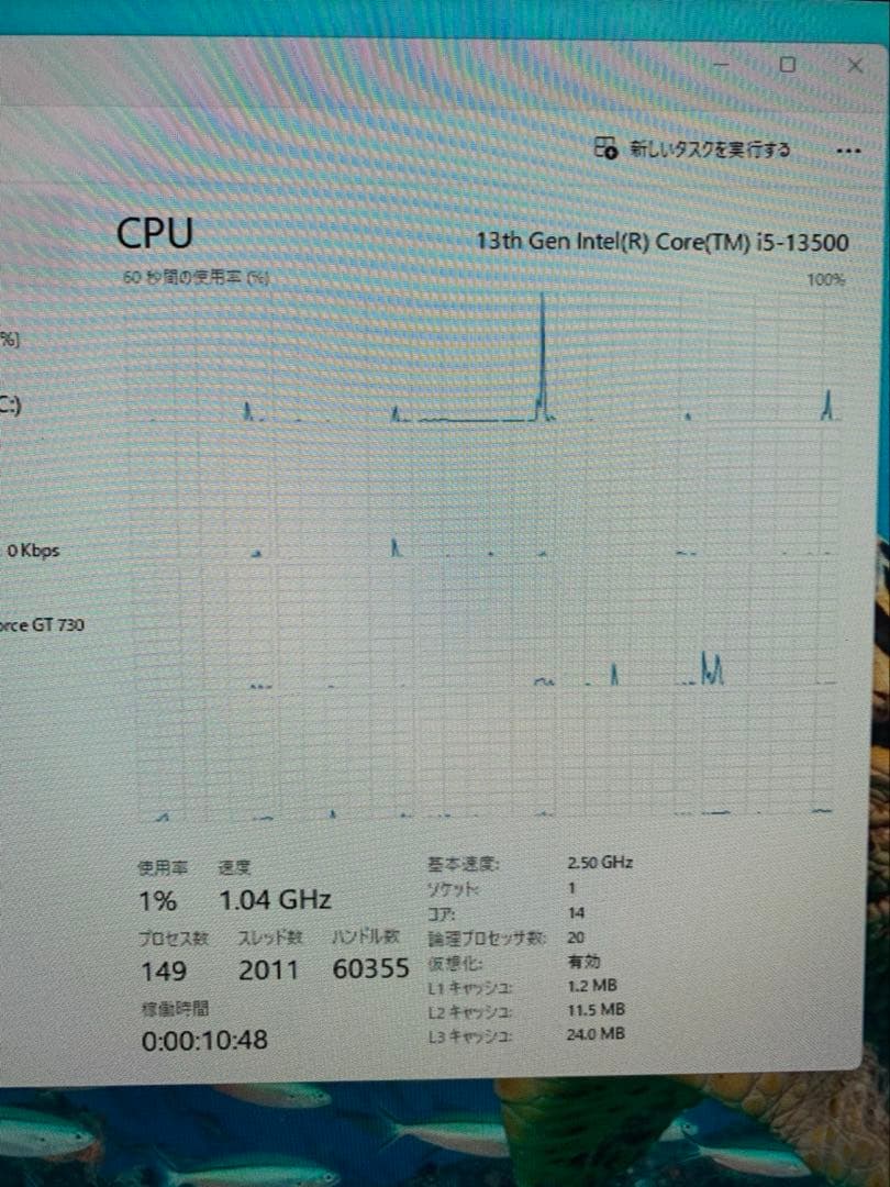 Intel core i5 13500 動作確認済み　CPU　ジャンク品
