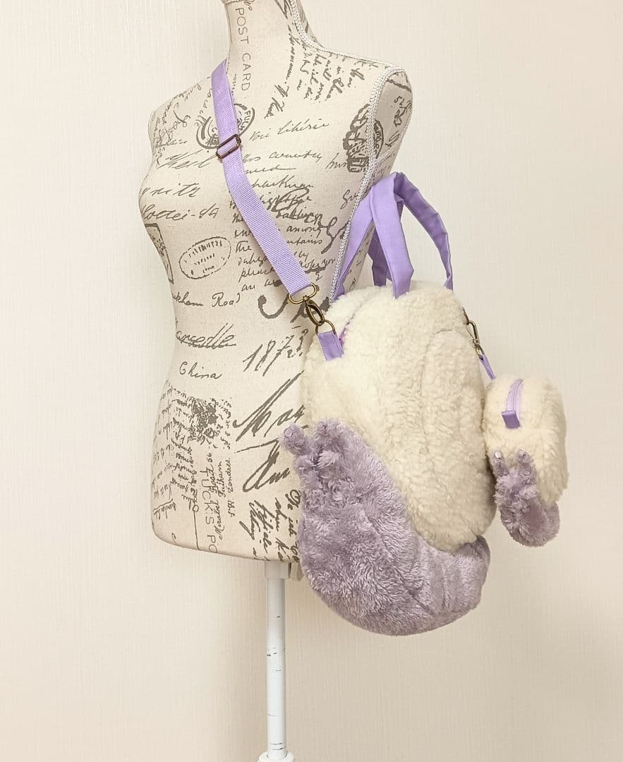 こじかです　カタツムリショルダーバッグ　ポーチ