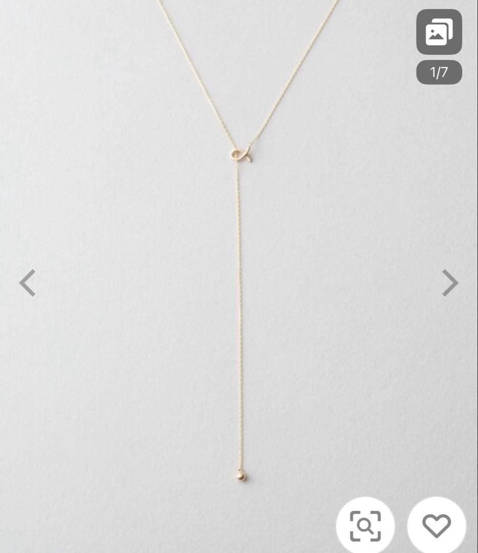 Jouete k10YG ロングネックレス ラリエット