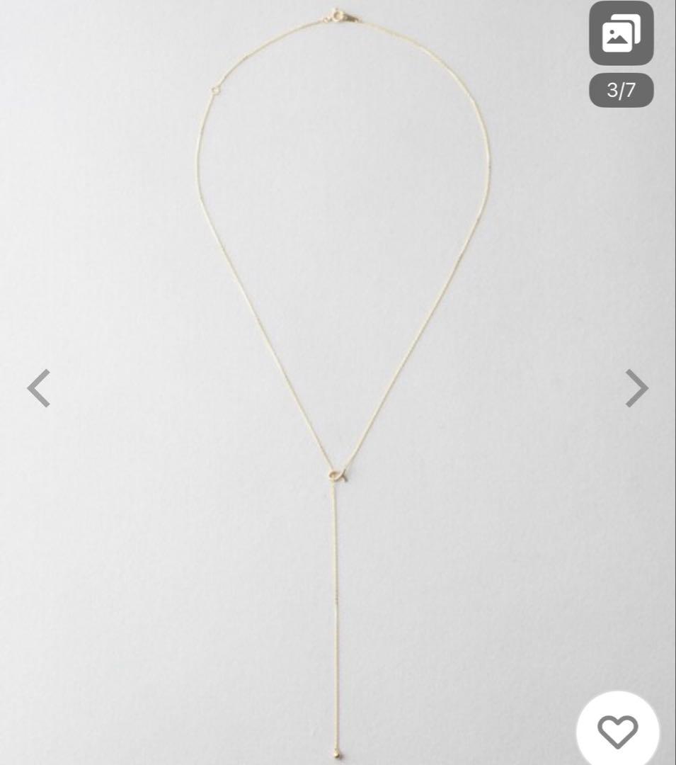 Jouete k10YG ロングネックレス ラリエット