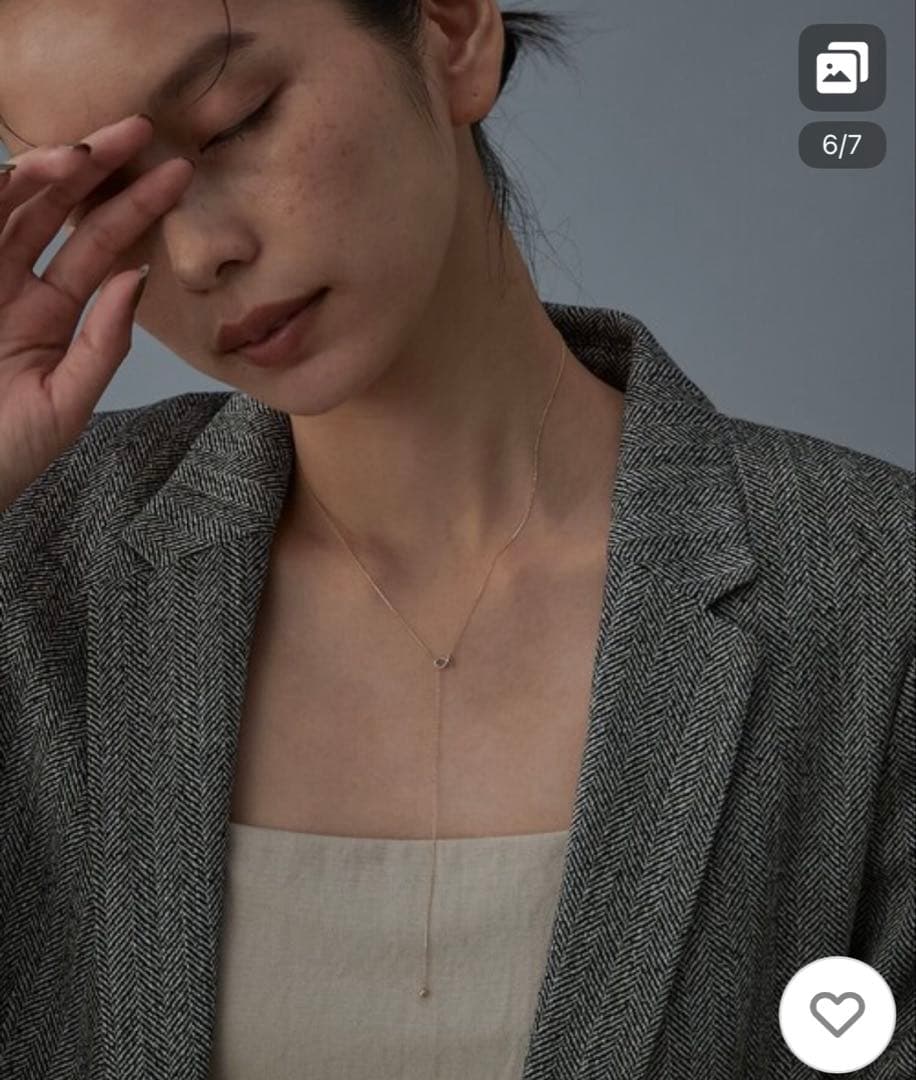 Jouete k10YG ロングネックレス ラリエット