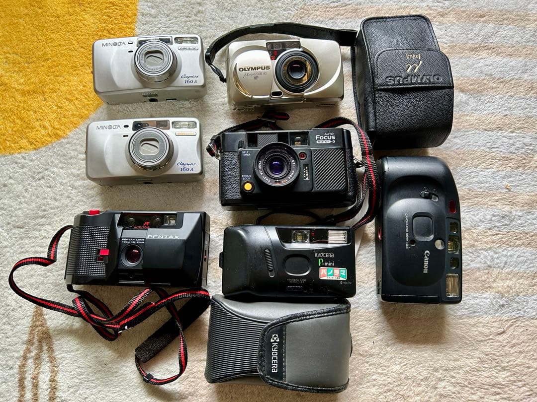 フィルムカメラセット まとめ出品Minolta Olympus Canon