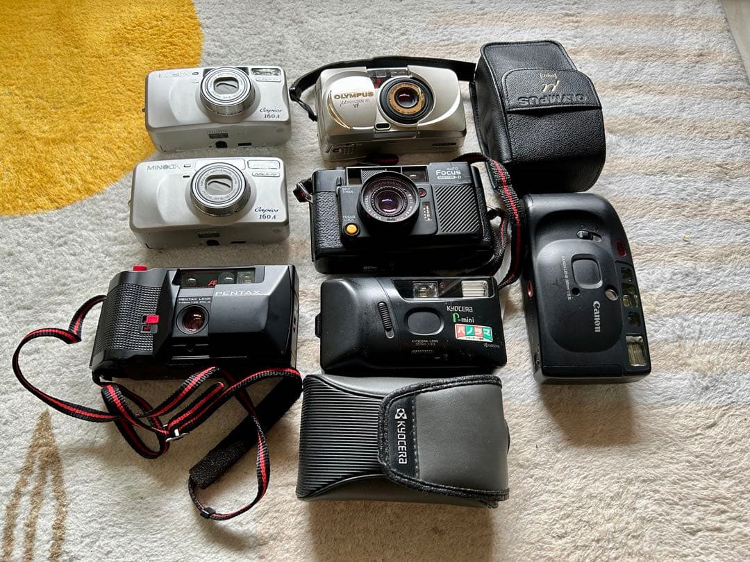 フィルムカメラセット まとめ出品Minolta Olympus Canon