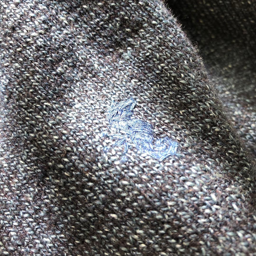 45R でこぼこニットソーの908クルー（影色納戸）