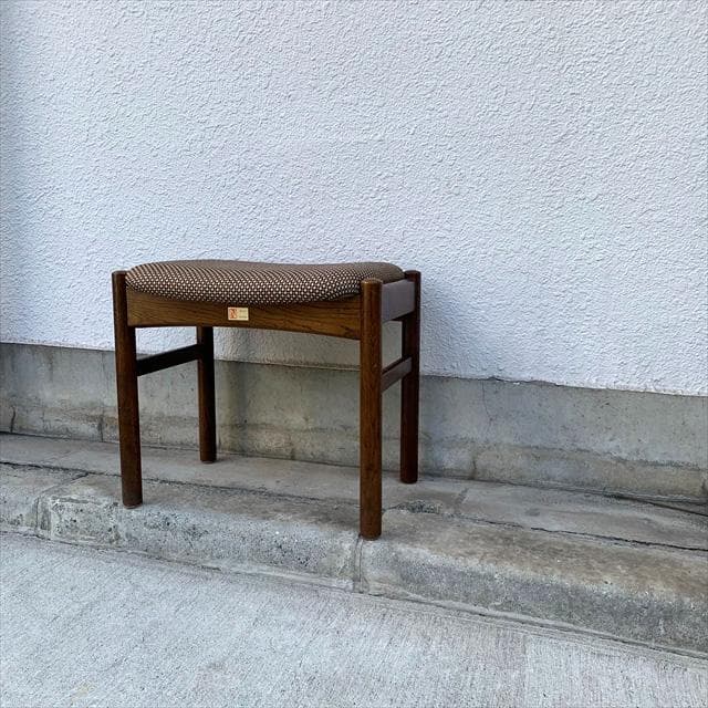 オールド日進木工｜ヴィンテージ｜オークフレーム｜スツール｜②｜