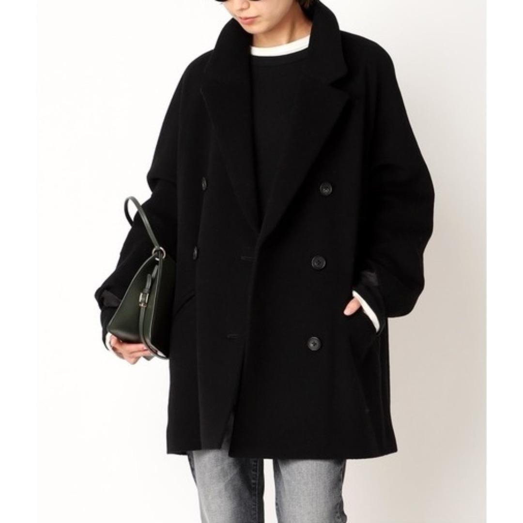 エブリデイアイライク Short Double コート ブラック