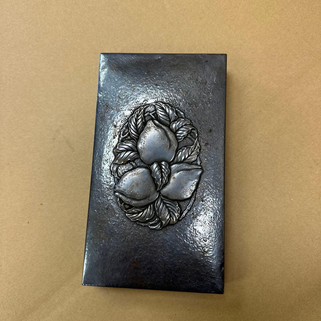 ま*ん様 純銀　物入れ　古道具