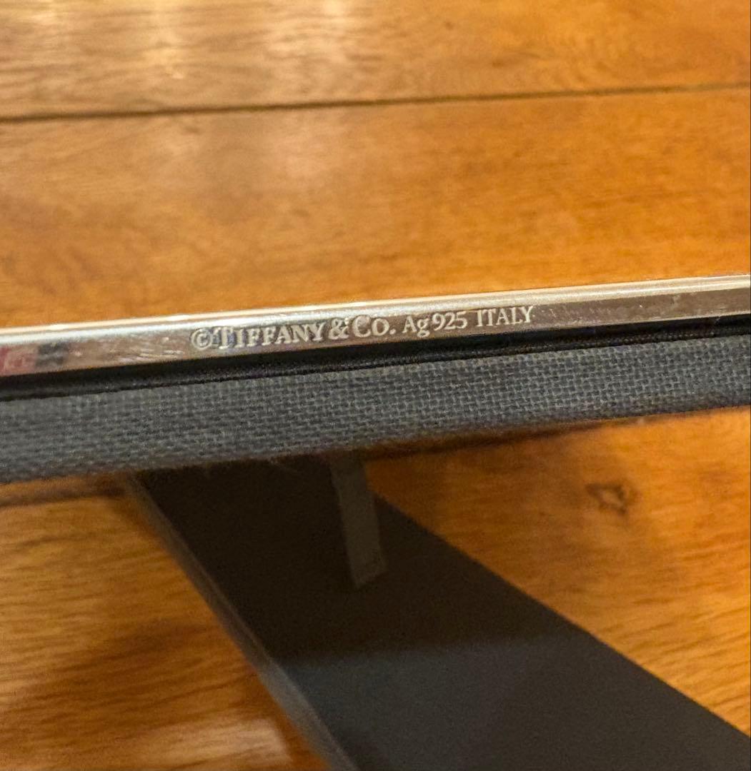 ティファニー スターリングシルバー ダイヤモンド ポイント 大型フォトフレーム