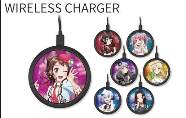 ワイヤレスイヤホン＆ワイヤレス充電器 バンドリ！ 　パスパレ　パステルパレット