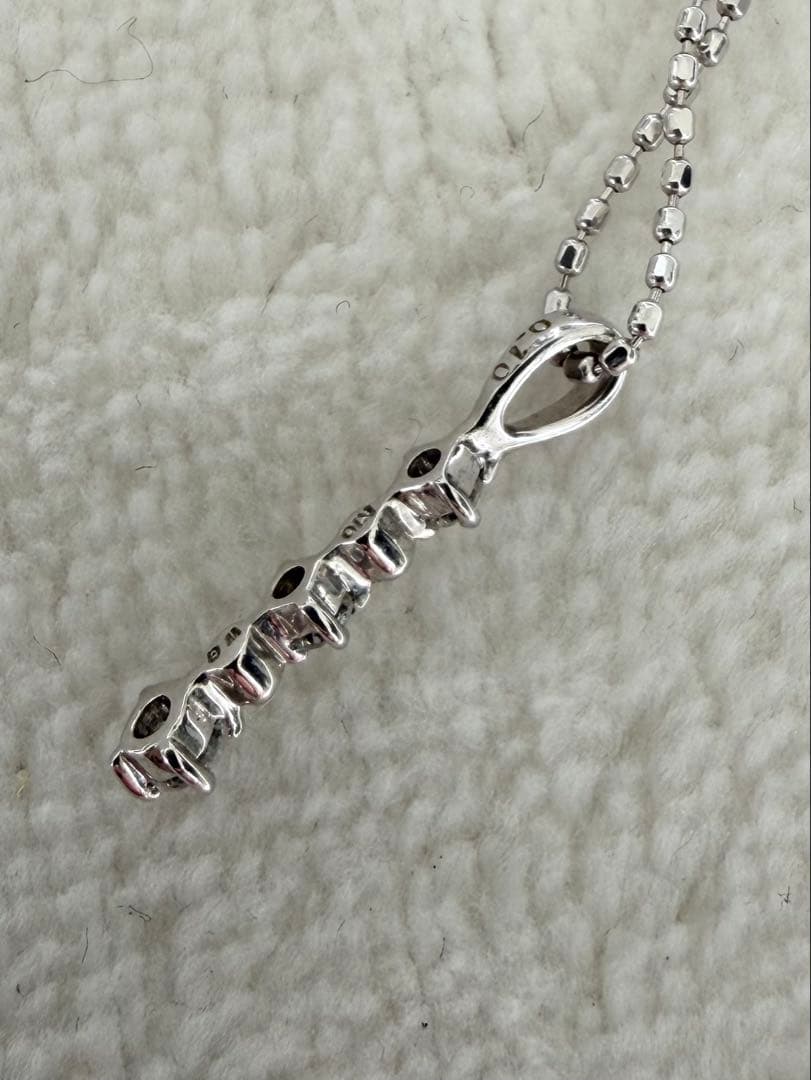 festaria(フェスタリア) K10WG ダイヤモンドネックレス