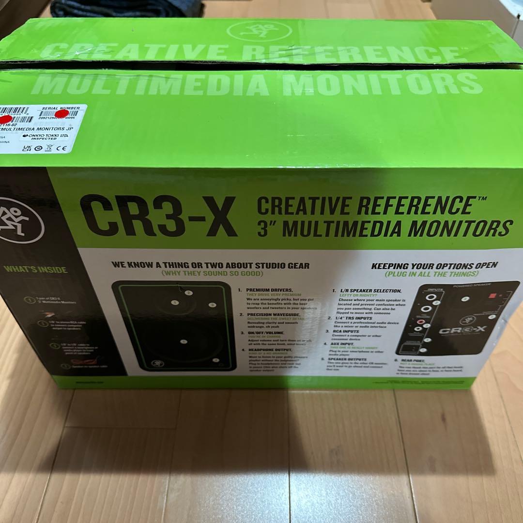 MACKIE マッキークリエイティブリファレンスモニタースピーカー CR3-X