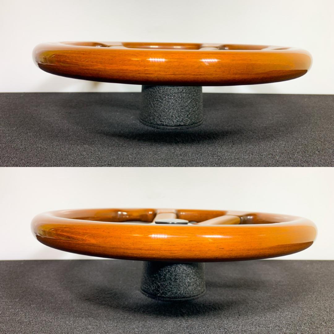 ナルディ ガラ4 ウッドステアリング タイプ4 ホーンボタン（新品おまけ）