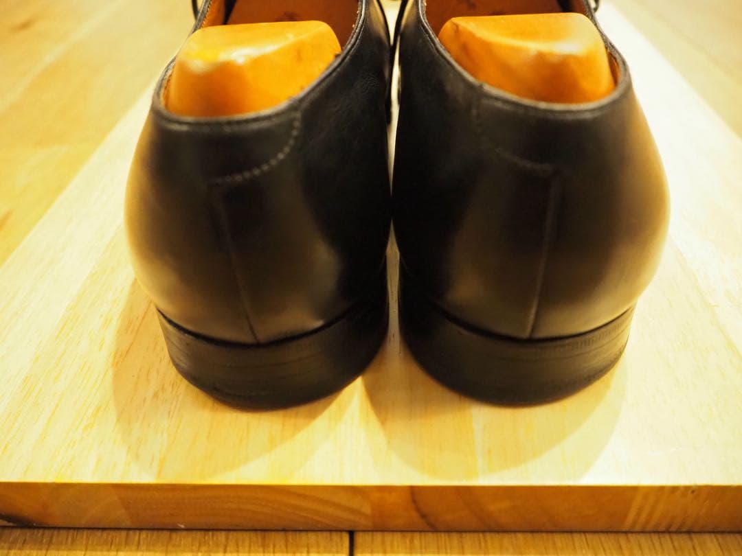 (旧ロゴ)JM WESTON 300 ブラックカーフ 8.5 外羽根プレーントゥ