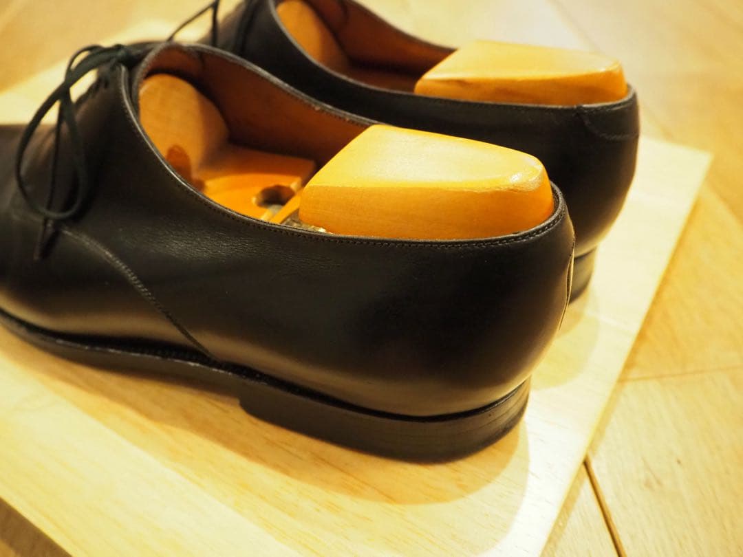 (旧ロゴ)JM WESTON 300 ブラックカーフ 8.5 外羽根プレーントゥ