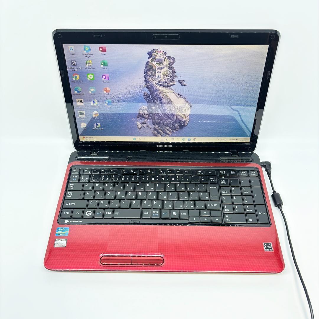 東芝 ノートパソコン Corei7 オフィス SSD Windows11 A35