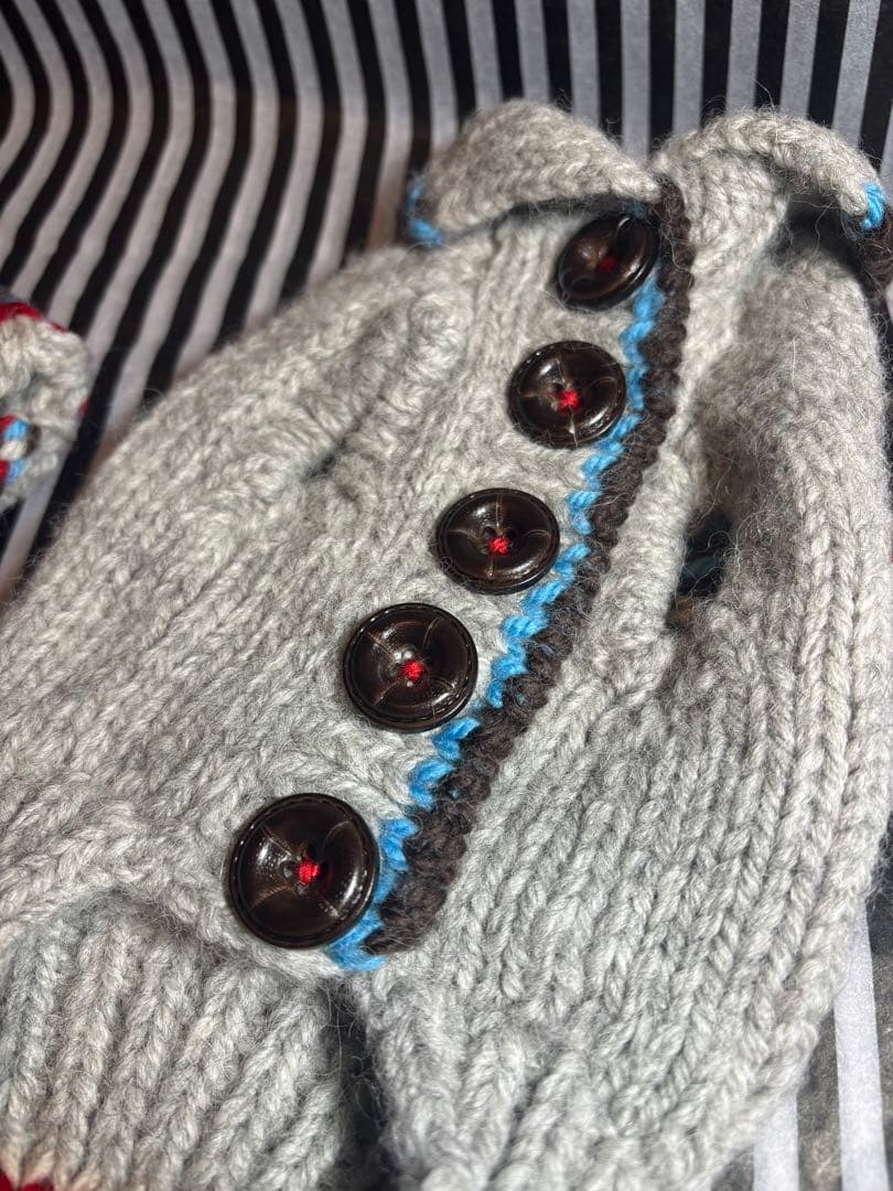 52◆ Anniversary オルテガニットベスト パピリーヒルズ　ニット帽