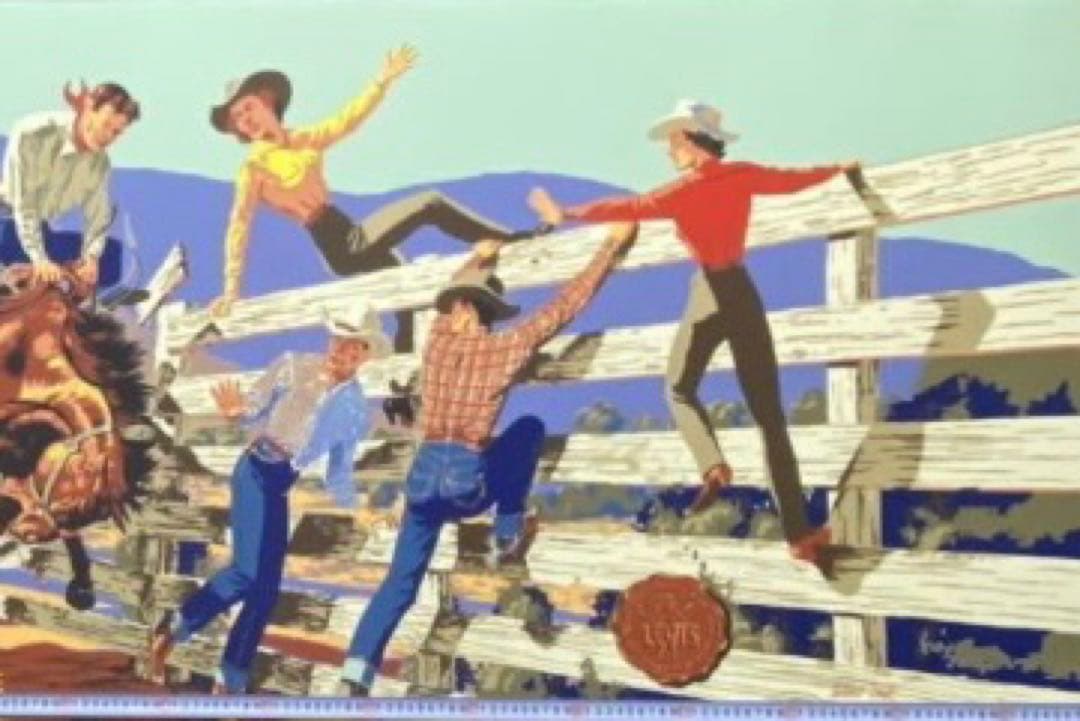 ビンテージ リーバイス 特大ショップバナー LEVI'S ペーパーバナー