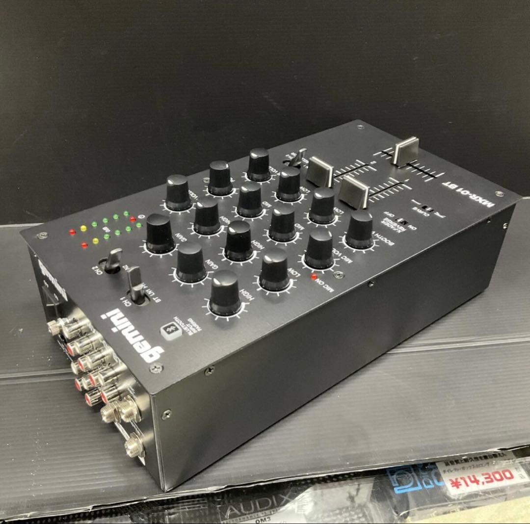 gemini MXR-01 BT DJミキサー Bluetooth機能搭載 新品