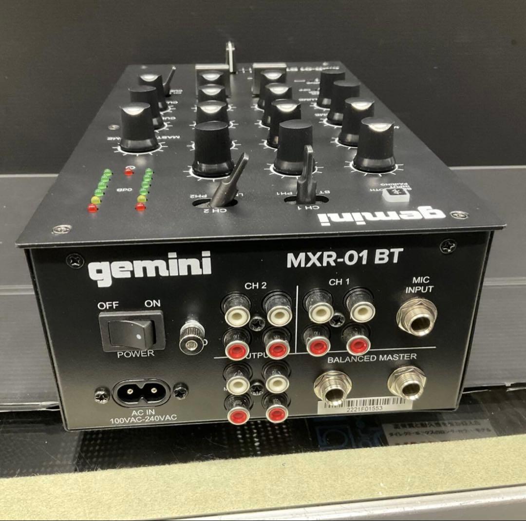 gemini MXR-01 BT DJミキサー Bluetooth機能搭載 新品