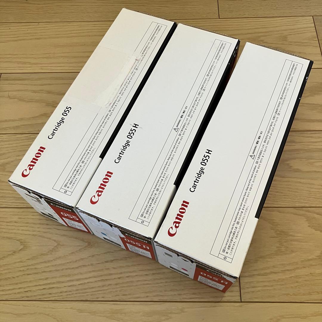 ✨未開封未使用品✨Canon 055H055 トナーカートリッジ3個セット大容量