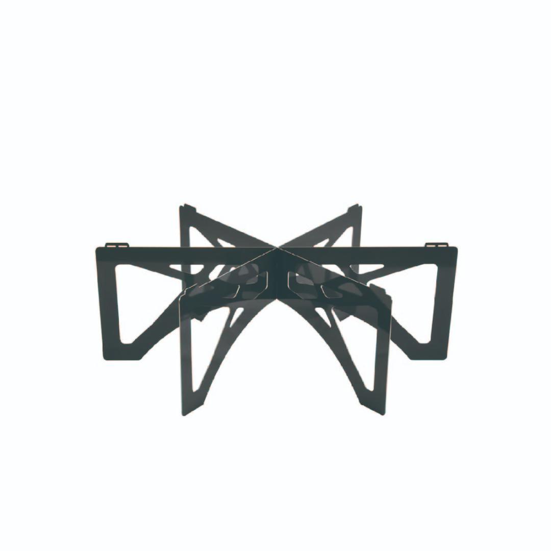 新品 未開封 ベルモント Belmont 黒皮 焚き火テーブル BM-155